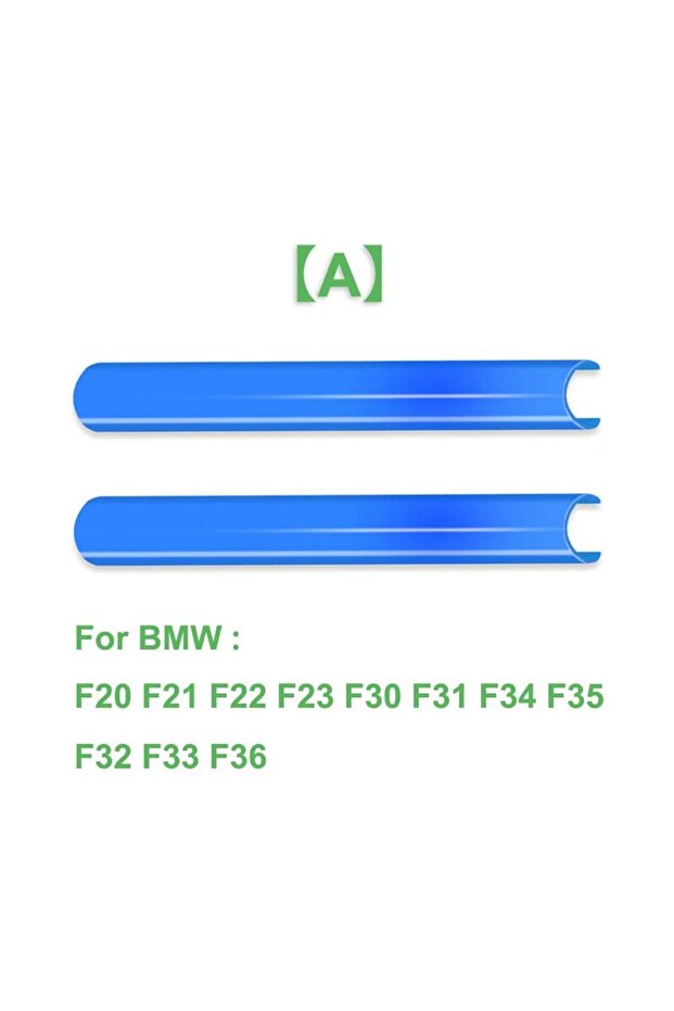A 2Pcs Front Grille Trim Strips Cover Frame Stickers For BMW F10 E60 F20 F02 G20 1 2 3 4 5 6 7 Seri.