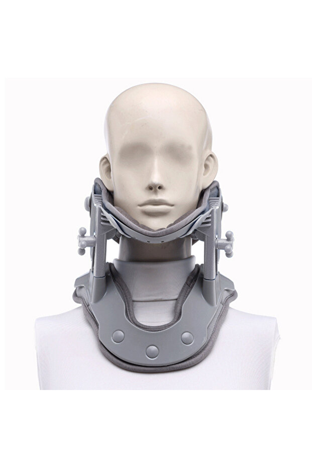 GRAY Medical Neck Traction Device Inflatable Cervical Collar Correction Kit Neck Retractor Cervical