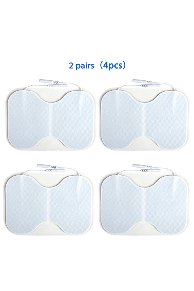4pcs for Waist Reusable Self-adhesive 2mmpin Electrode Pad Physiotherapy Gel Patch for Back Waist T