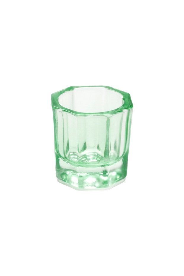 1pc Green 1PC Dental Glass Mixing Bowls Octagonal Dappen Dishes For Dentist Lab Materials Storage Mi