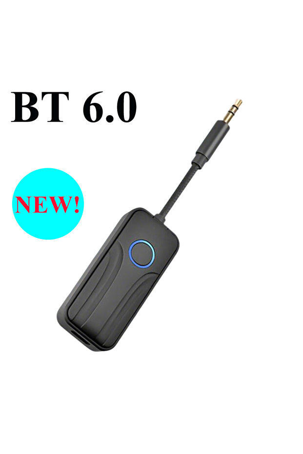 BT 6.0 Bluetooth 5.4 Audio Transmitter Receiver 3.5MM AUX Hifi Stereo Music Wireless Adapter With Mi