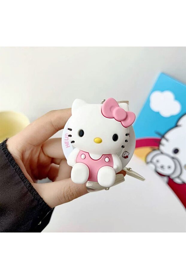 ZZF For Magsafe Magnetic Phone Griptok Grip Tok Stand Cute 3D Cartoon Hello Kitty For iPhone 17 Fold