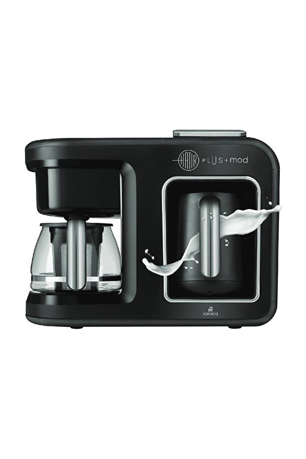 Hatır Plus Mod 5 In 1 Konuşan Kahve Ve Çay Makinesi Black Chrome
