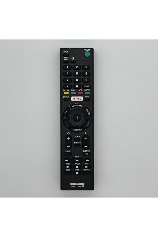 جهاز تحكم عن بعد عالمي أصلي RMT-TX100U أسود اللون لأجهزة التلفزيون الذكية LCD LED HD مع زر Netflix