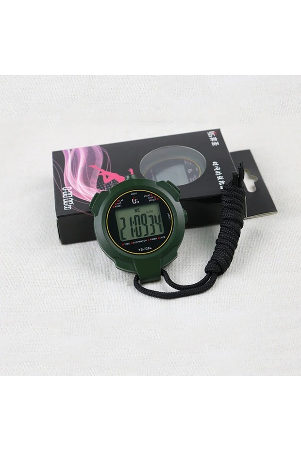 YS-728L 30h Chronometer Handheld Pocket Stopwatch 0.01s Accuracy Professional Digital Sport Stopwatc