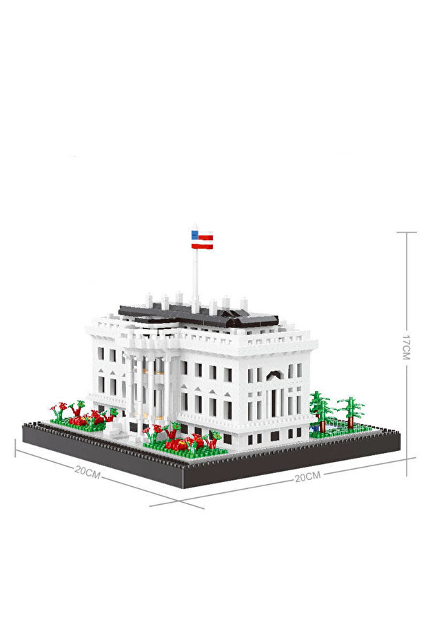 in bag The White House KNEW BUILT The Leaning Tower of Pisa Euro Constrution Micro Mini Building Blo