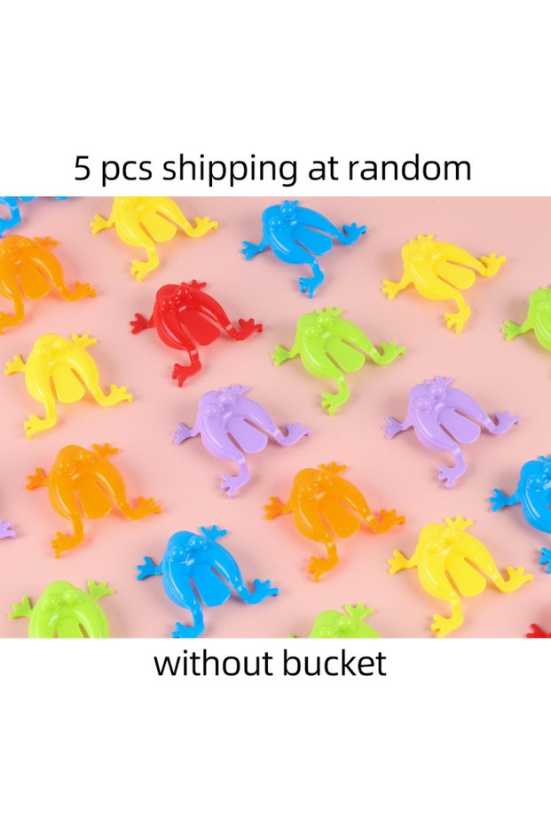 5pcs 5/10/20 Pcs Jumping Frog Bounce Fidget Toys Antistress Relieve Family Game Kids Birthday Party