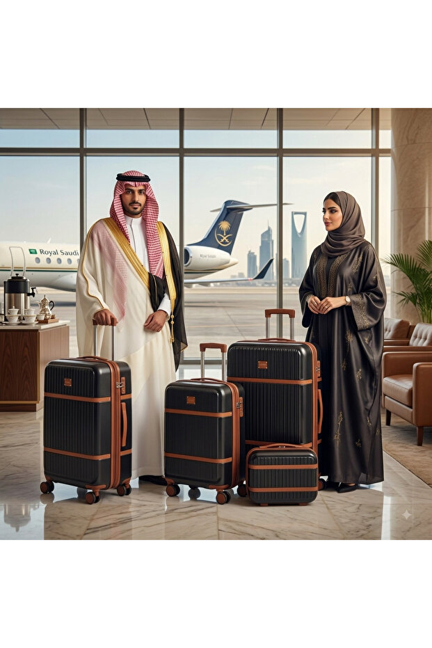 طقم شنط سفر من 4 قطع من ماركة Captain– بولي بروبلين