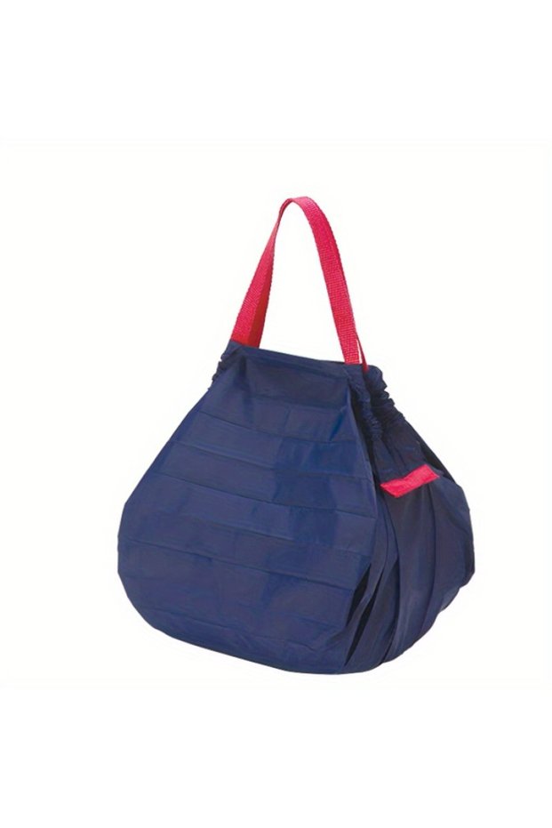 Blue Women Shopper Bag Japanese Large Folding Tote Bag Travel Organizer Eco Shopping Bags Lady Marke