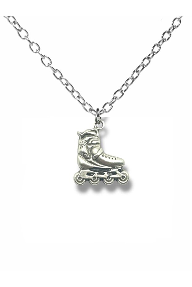 Roller Vibes – Unisex Necklace with Skate Shoe Figure (60 cm Chain)
