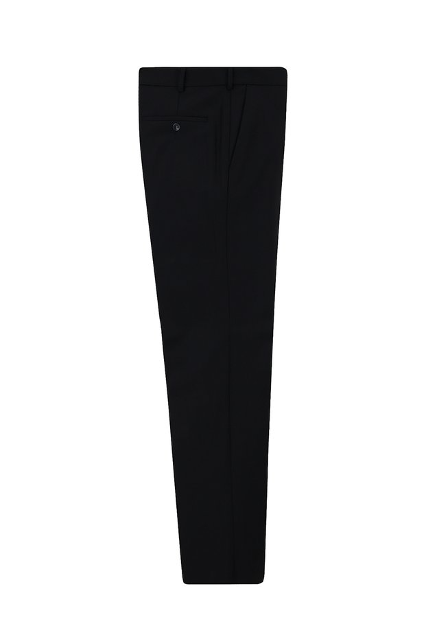 6 Drop Regular Fit Standard Cut Wool Classic Fabric Trousers