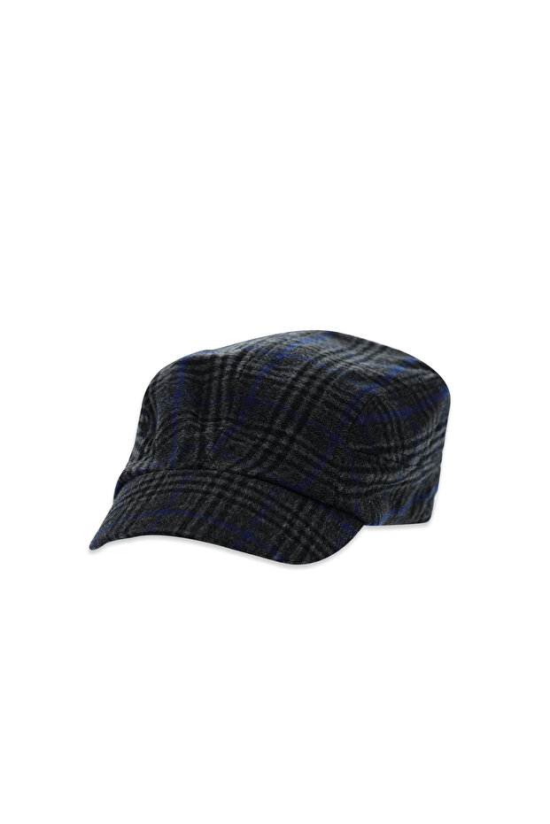 Wool Plaid Cap