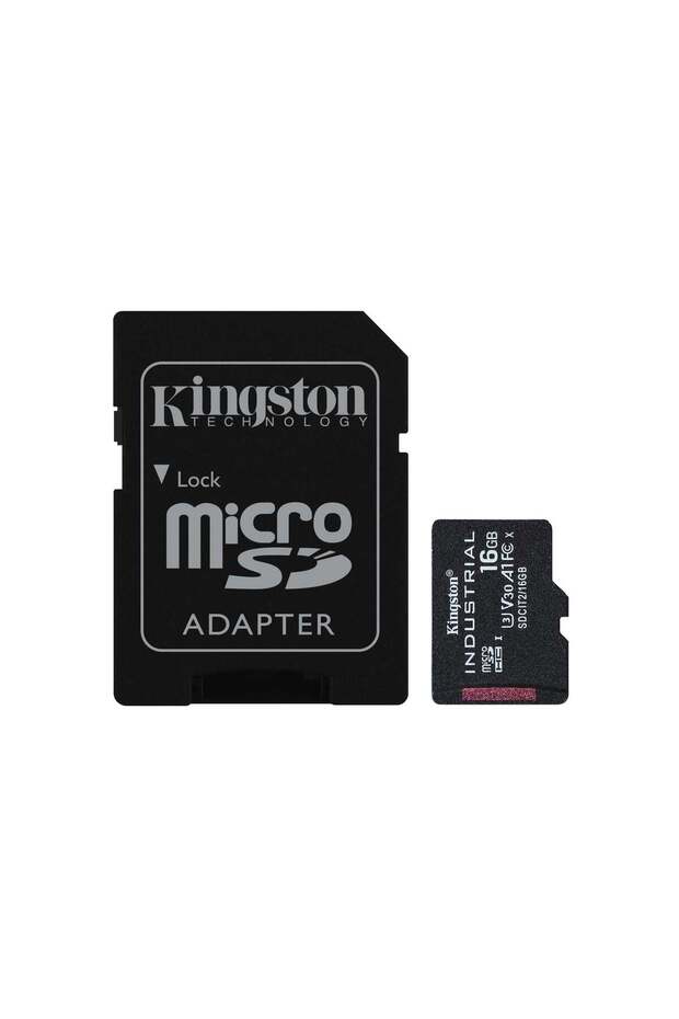 Sdcit2-16Gb 16Gb Microsdhc Industrial C10 A1 Pslc Card + Sd Adapter Memory Card