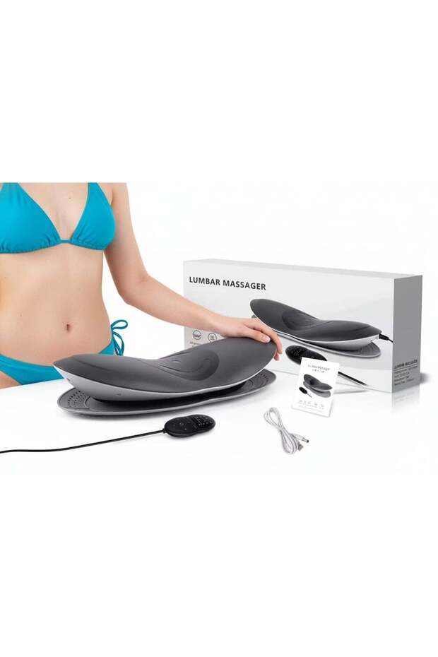 Electric Lumbar Traction Device with Infrared Heating & Vibration
