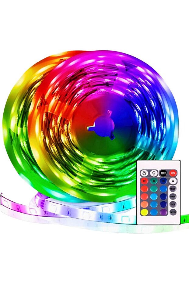 أشرطة إضاءة LED متعددة الألوان مع جهاز تحكم عن بعد، تعمل بالطاقة عبر USB، مقاومة للماء، أشرطة إضاءة للجدران
