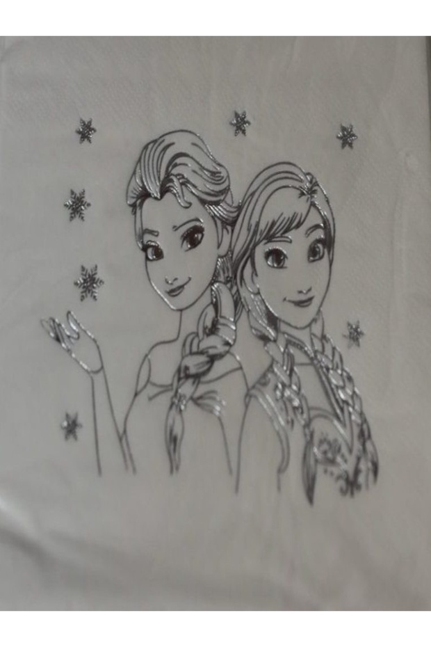 Frozen Princess Themed Napkins 16 Pieces – Children's Birthday Party Napkins, Frozen Concept Table Decoration