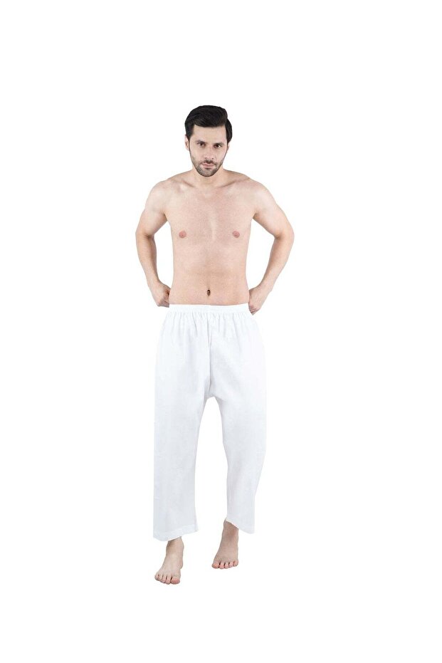 Pants | Arabic Pants | 100% Mercerized Cotton Poplin | White