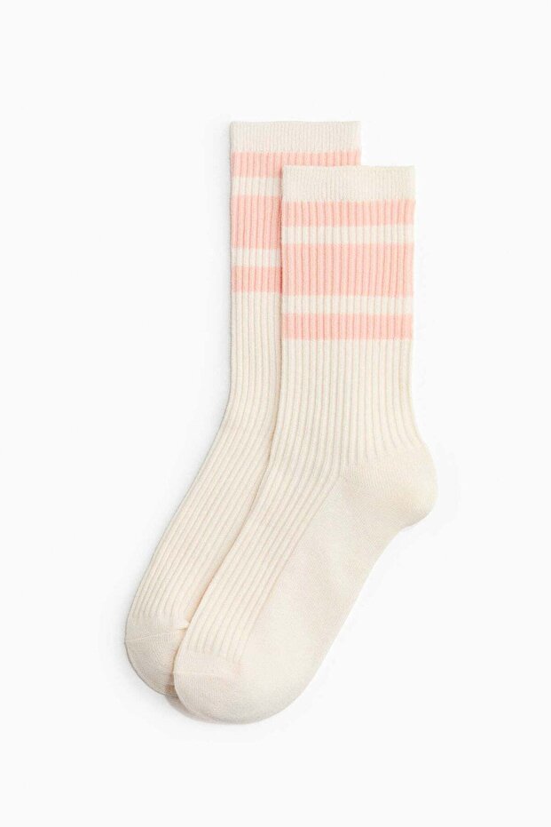 2-pack ribbed socks - 2