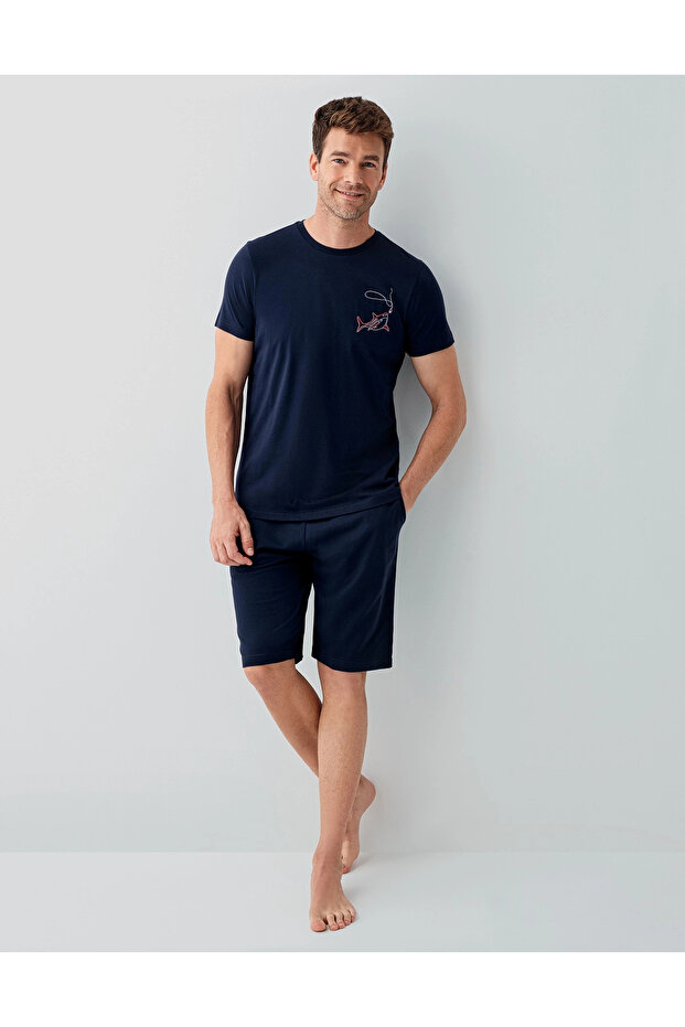 Men's Double Set - Dark Blue - 2