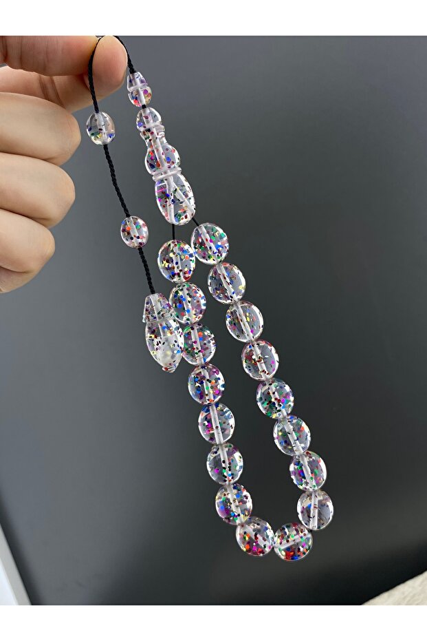Special Cast Glass with Glitter Inside Efe Boy Airplane Glass Prayer Beads Mascot Model