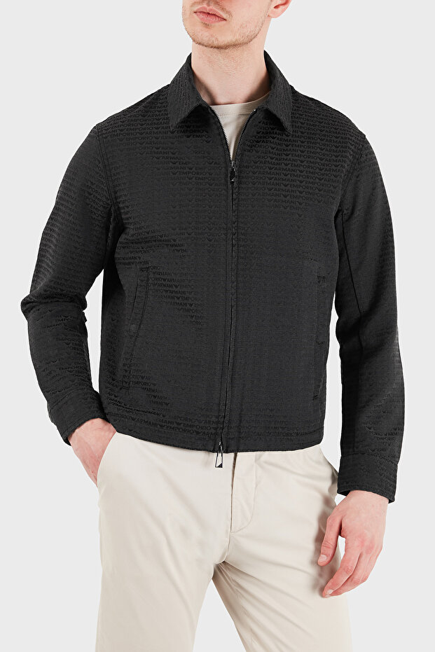 All Logos Cotton Regular Fit Coat Men's Coat Em004955 Af13688 U8168