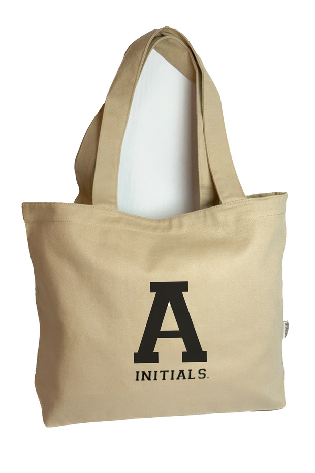 Bej Harfli Tote Bag (A)