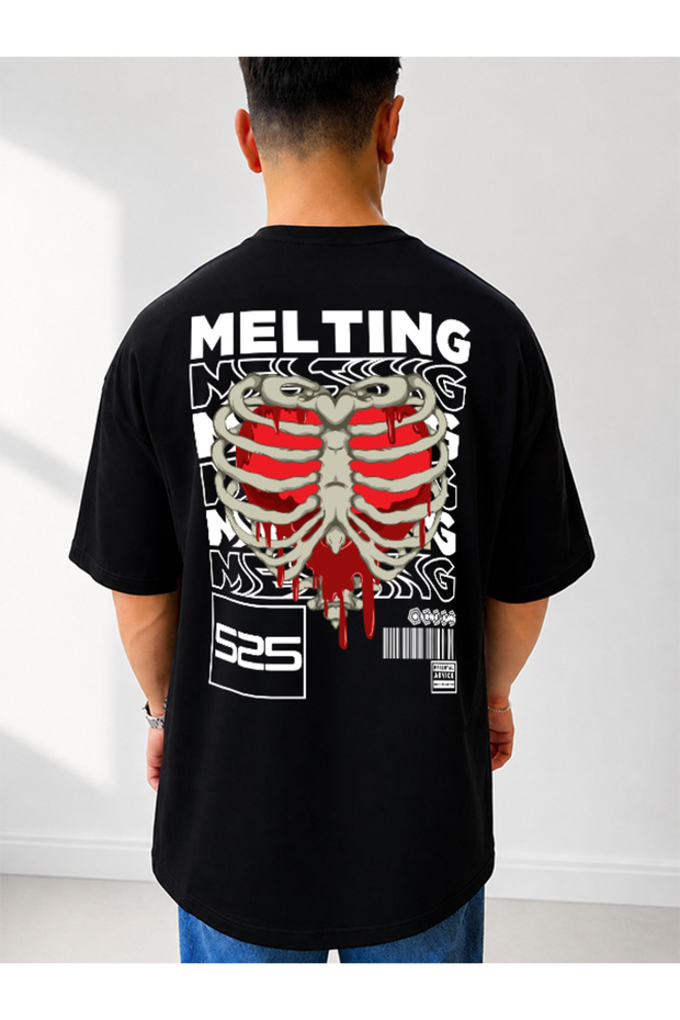 Oversize Back Printed Streetwear Unisex T-Shirt