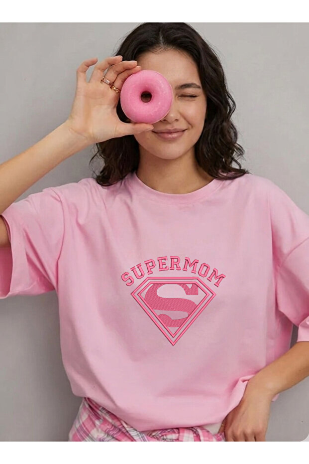 Oversize T-Shirt 100% Cotton Comfortable Fit Mother's Day Special Printed T-Shirt