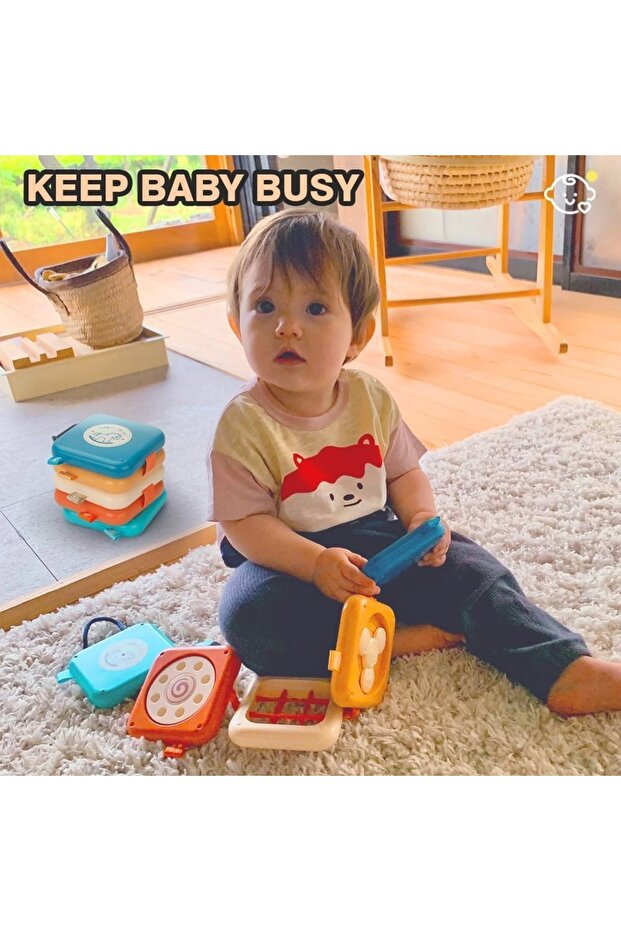 Busy cube pliabil cu 8 activitati - 3