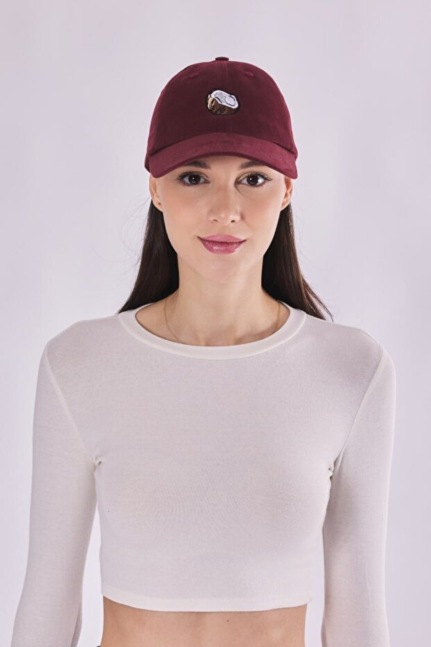Unisex Coconut Embroidered Cotton Baseball Cap