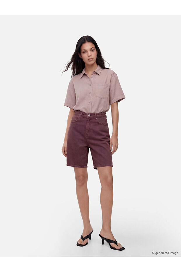 Nevavm Bermuda Fit Women's Jean Shorts with a Difference