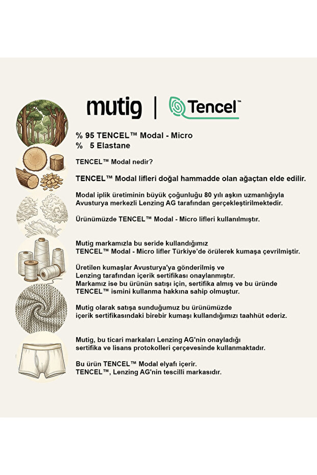 TENCEL™ Modal Erkek Boxer (3'lü) - 3