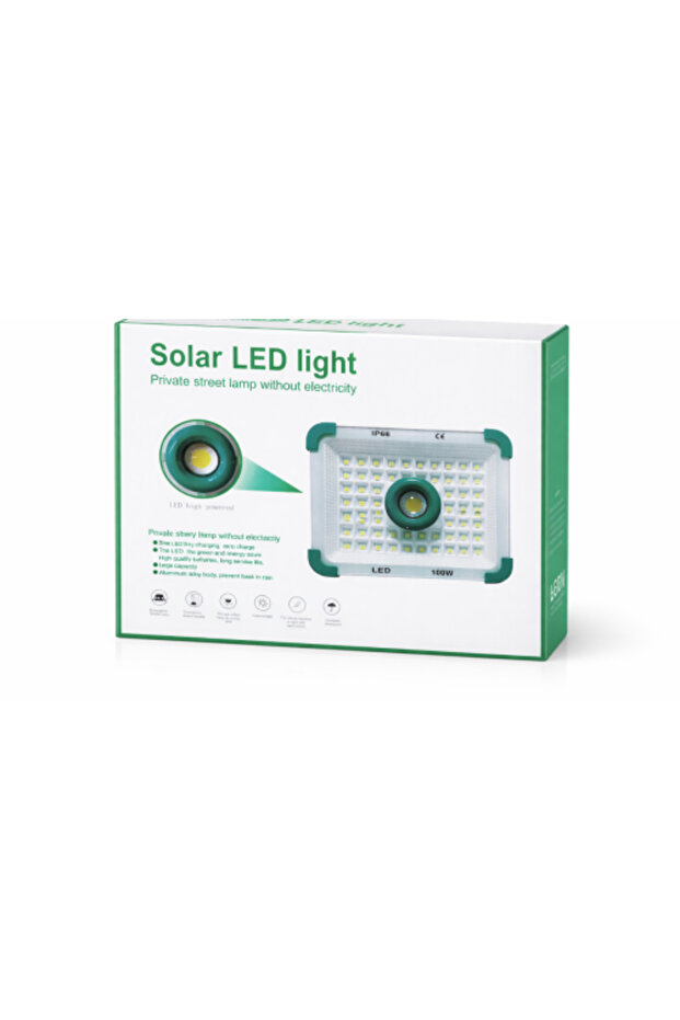 مصباح يدوي LED يعمل بالطاقة الشمسية، محمول، قابل لإعادة الشحن، مقاوم للماء - 1