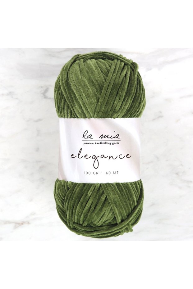 La Mia Elegance Velvet Green Hand Knitting Yarn - L938