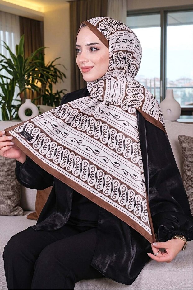شال ناعم منقوش - 021