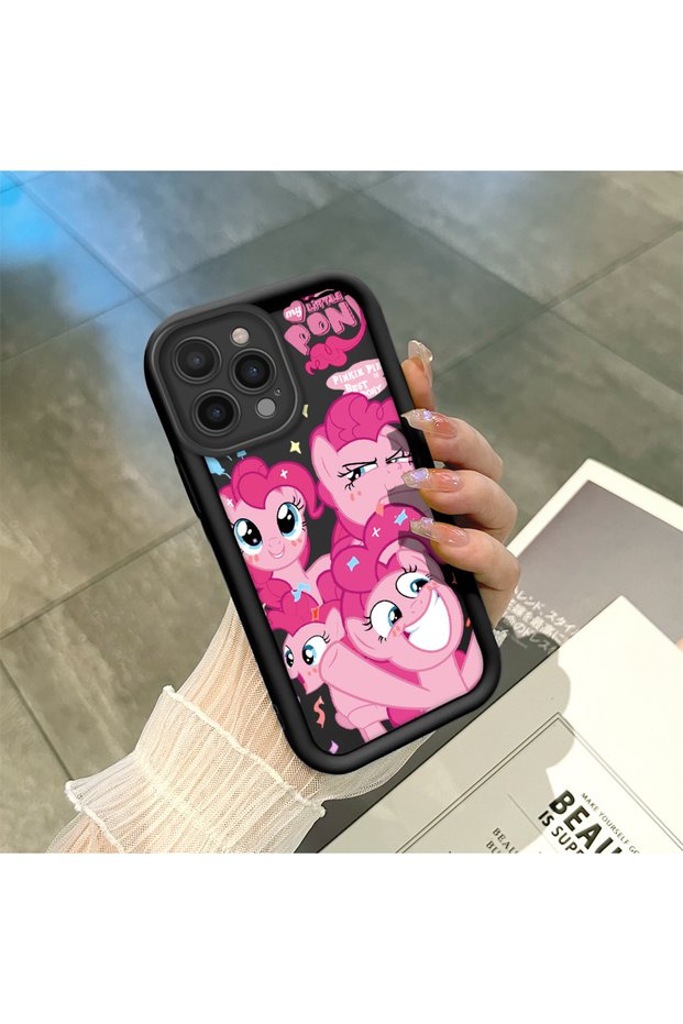 iPhone 16 Pro Compatible Black Silicone Case with Shockproof Camera Protection