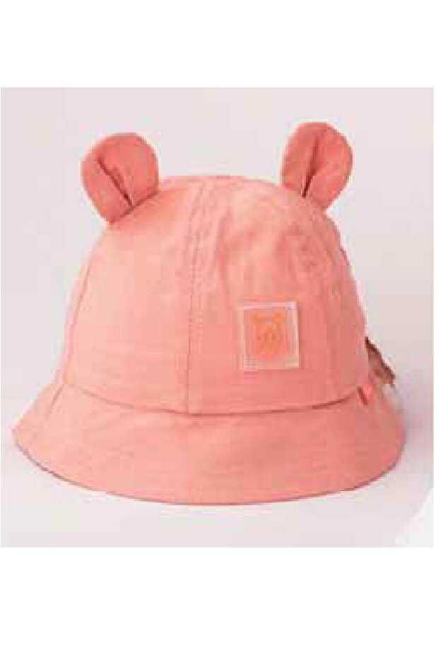 0-18 Months Teddy Bear Embroidered Girl's Maxi Hat