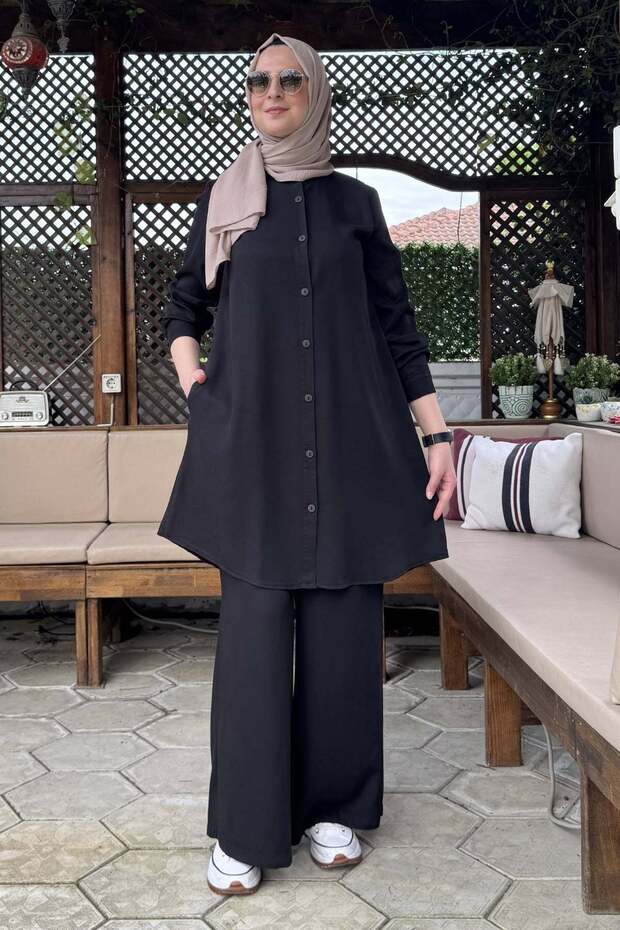 Ezgi Pantsuit Black