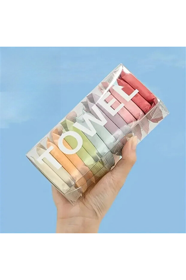 14PCS 14-Pack Disposable Portable Travel Towels Thickened Face Towels Compressed Towels Individually