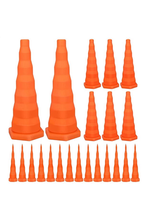 Orange 22pcs Hydraulic hose plugs Conical Sealing plug for hydraulic oil Drip Proof hose pipes st..