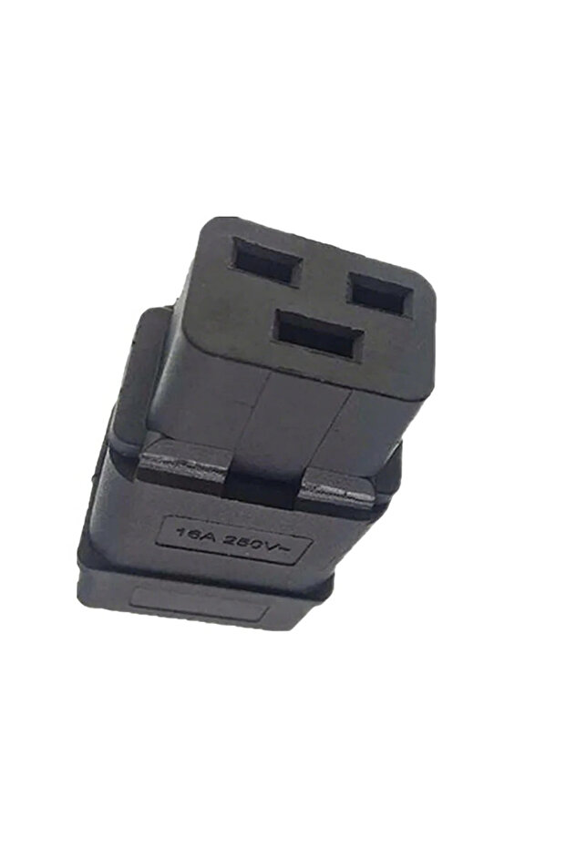 809 1PCS 16A 250V IEC60320 C19/C20 Power Cord Kit - EU Standard Removable Male & Female Plug for PDU