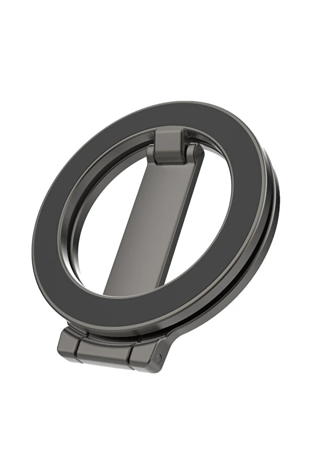 Black Universal Folding Double Sided Magnetic Phone Holder for Magsafe Gym Treadmill Car Foldable Sm