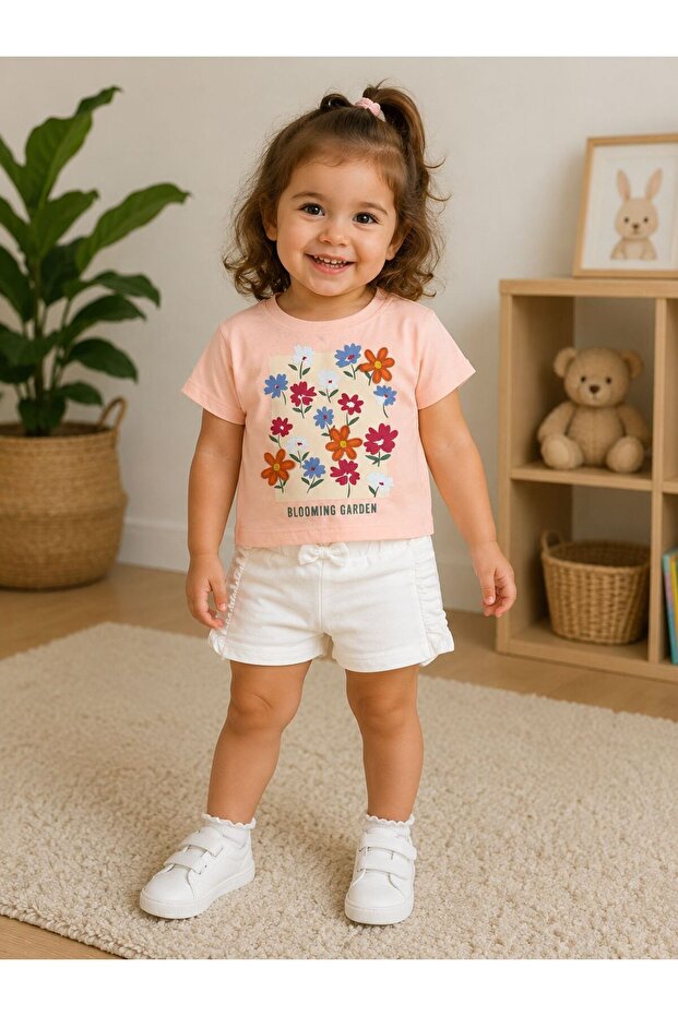 Baby Girl Shorts Double Set