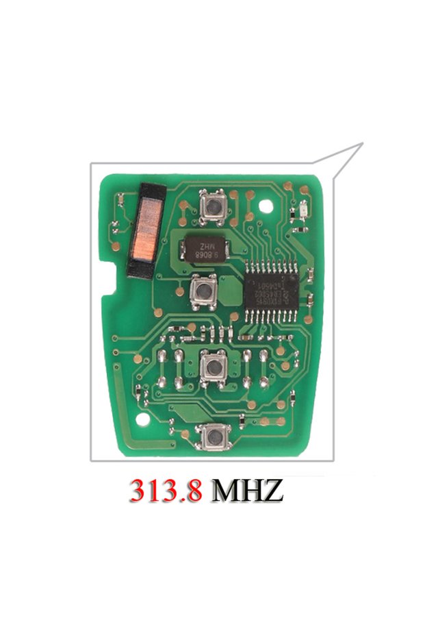 313.8mhz 4 buttons jingyuqin Car Key PCF7961 Chip Remote Key Fob For Honda 2013-2015 CRV 2013-2017 A