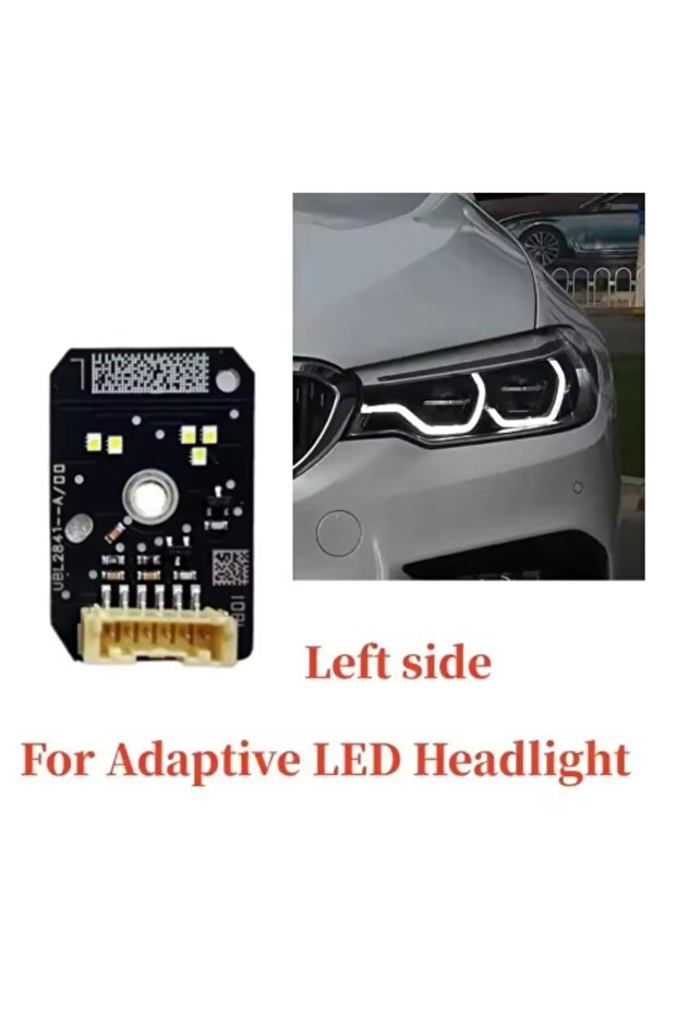 مصباح أمامي LED جديد متكيف للضوء الأبيض، لوحة إضاءة نهارية بيضاء DRL 63117214940، مصباح تشغيل نهاري LED أبيض