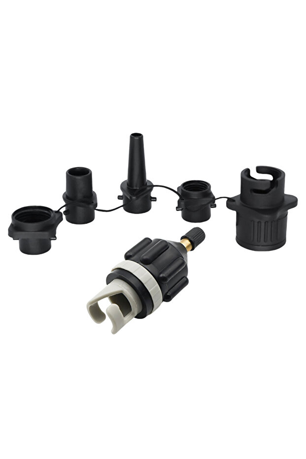 4-in-1 Set Air Valve Adaptor with Nozzles Inflatable Pump Adapter Air Valve Conversion Head for Infl