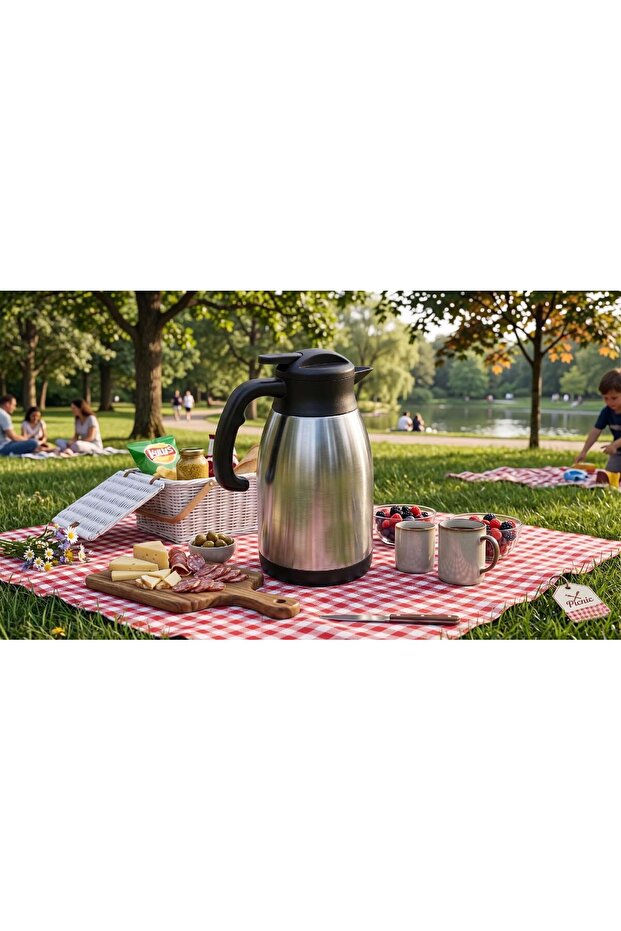 Steel Thermos 2 Liters 12 Hours Hot - 24 Hours Cold