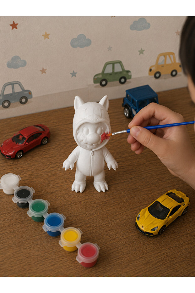 3D figür boyama seti