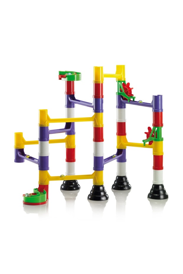 Set de constructie, Quercetti, Migoga Marble Run Basic, 45 piese - 4