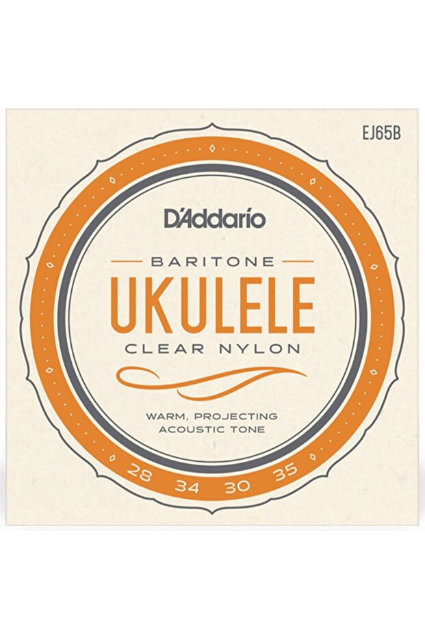 EJ65B PRO-ARTÉ CUSTOM EXTRUDED NYLON UKULELE STRINGS - BARITONE